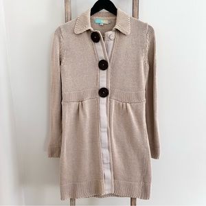 Boden Tan Cardigan Sweater